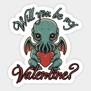 Valentine Cthulhu #2 Sticker